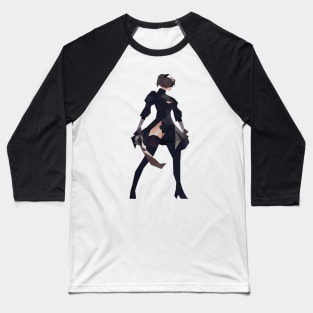 Low Poly 2d NieR: Automata Baseball T-Shirt